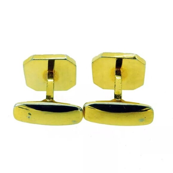 SAINT LAURENT cuffs YSL logo Gold hardware Authentic used T18939 authentic - Picture 3 of 16